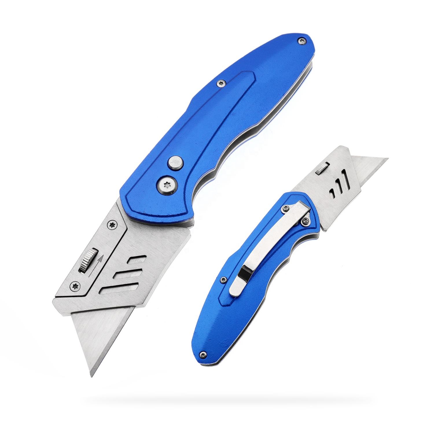 Utility Knife, Yangjiang Jinlangda, Manufacturer, Folding Utility Knife Box Cutter SK Razor Sharp Quick Change Safety Hand Tool for Office Warehouse Cardboard Cutting Diy Project