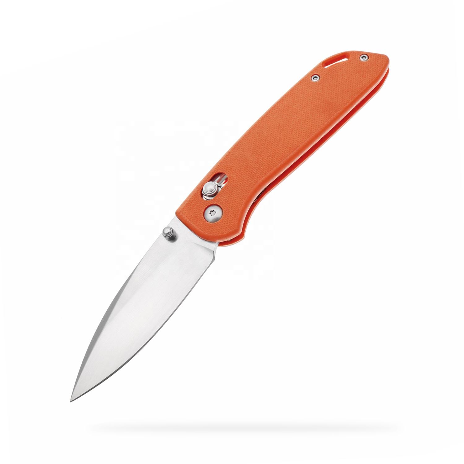 Factory Supply JINLANGDA D2 Stainless Steel Pocket Knife Compact Folding Knife Portable Professional Durable Handy Sturdy for Outdoor Adventure