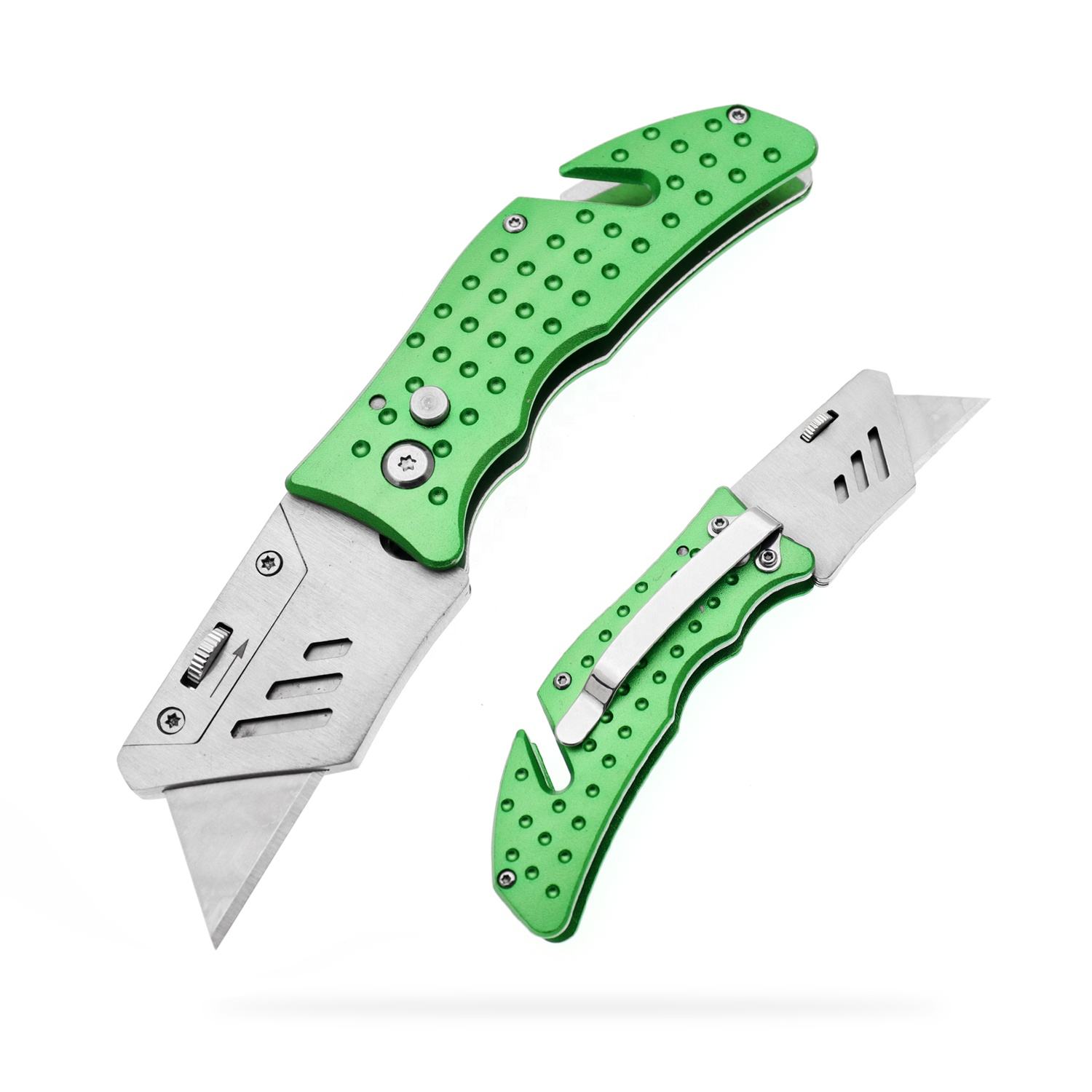 Utility Knife, Yangjiang Jinlangda, Manufacturer, Utility Knife with Belt Cutter Function Light Weight Pocket Knife With Clip for Warehouse Worker Home Improvement Diy Project